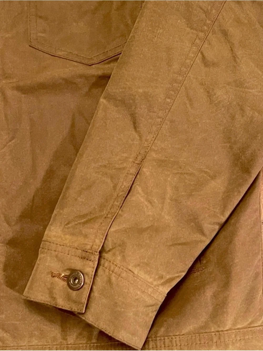Thursday Boot Company Waxed Canvas Field Jacket Coyote Brown Medium Like New